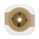 Ostomy Barrier New Image™ Flat CeraPlus™ Precut, Extended Wear Adhesive Tape Borders 1-3/4 Inch Flange Green Code 1-1/4 Inch Opening - BeHope