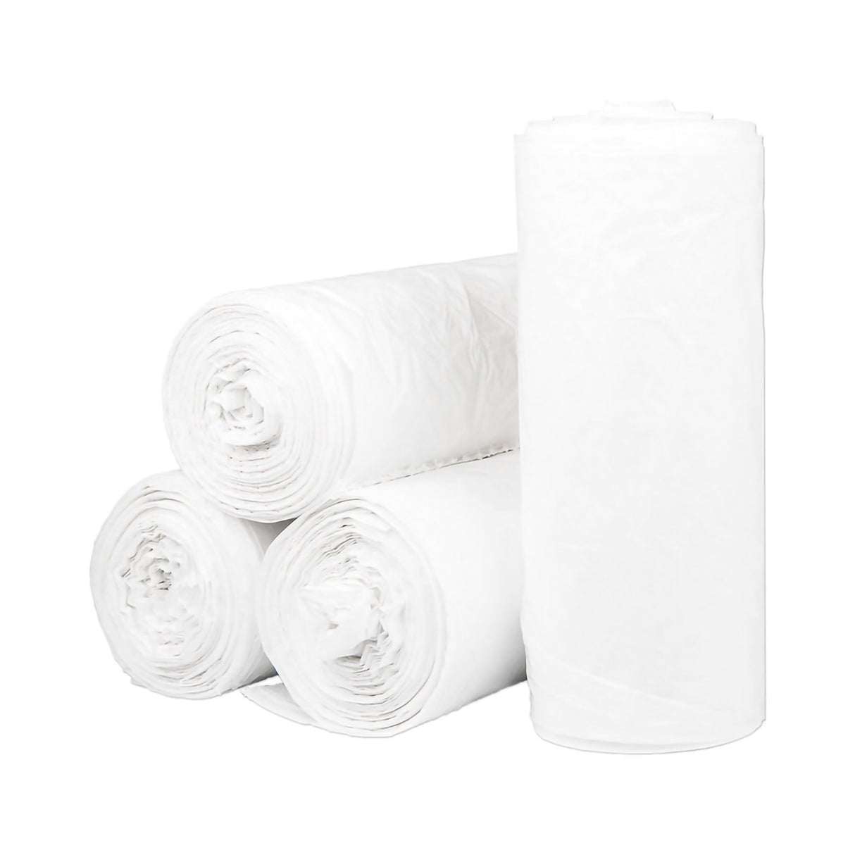 Trash Bag McKesson 33 gal. White LLDPE 0.70 mil 30 X 39 Inch Star Seal Bottom Coreless Roll