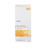 Elastic Bandage McKesson 4 Inch X 5 Yard Double Hook and Loop Closure Tan NonSterile Standard Compression - BeHope