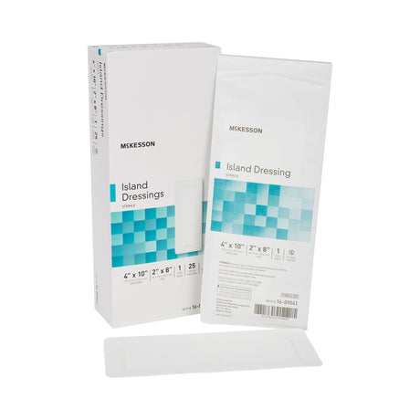 Island Dressing McKesson 4 X 10 Inch Rectangle Sterile - BeHope