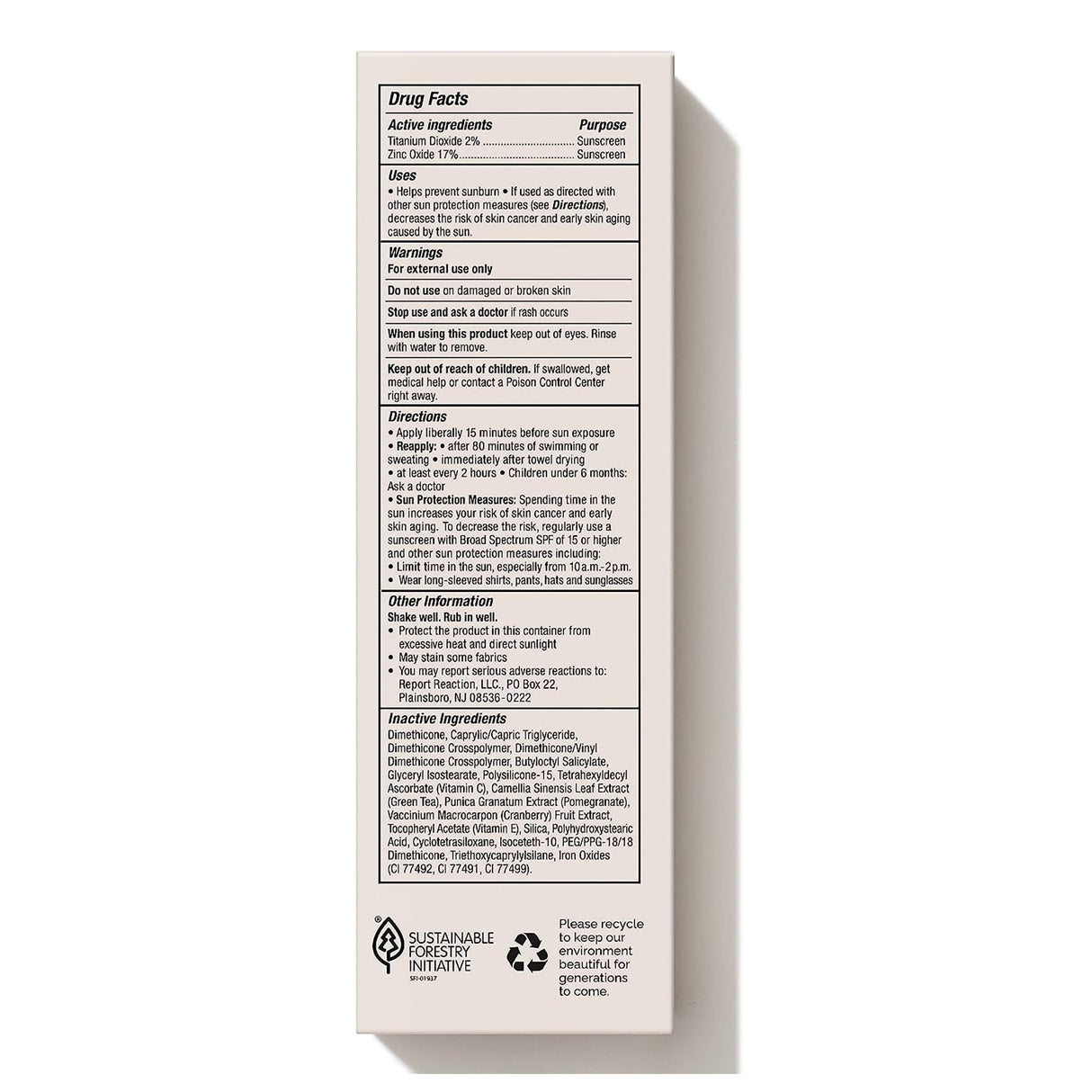 Sunscreen MDSolarsciences Mineral Crme SPF 50 Cream 3.4 oz. Tube