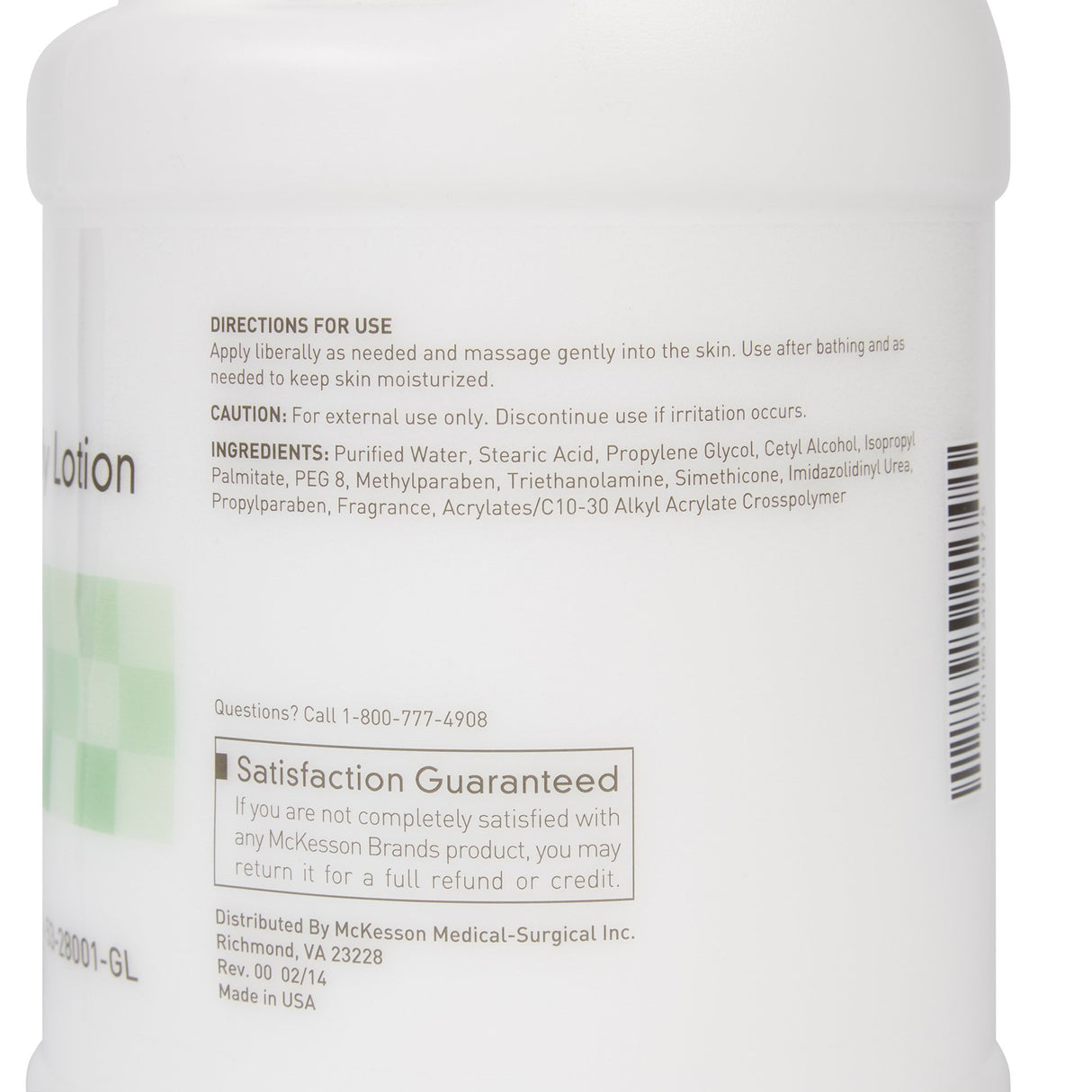 Hand and Body Moisturizer McKesson 1 gal. Jug Cucumber Melon Scent Lotion - BeHope