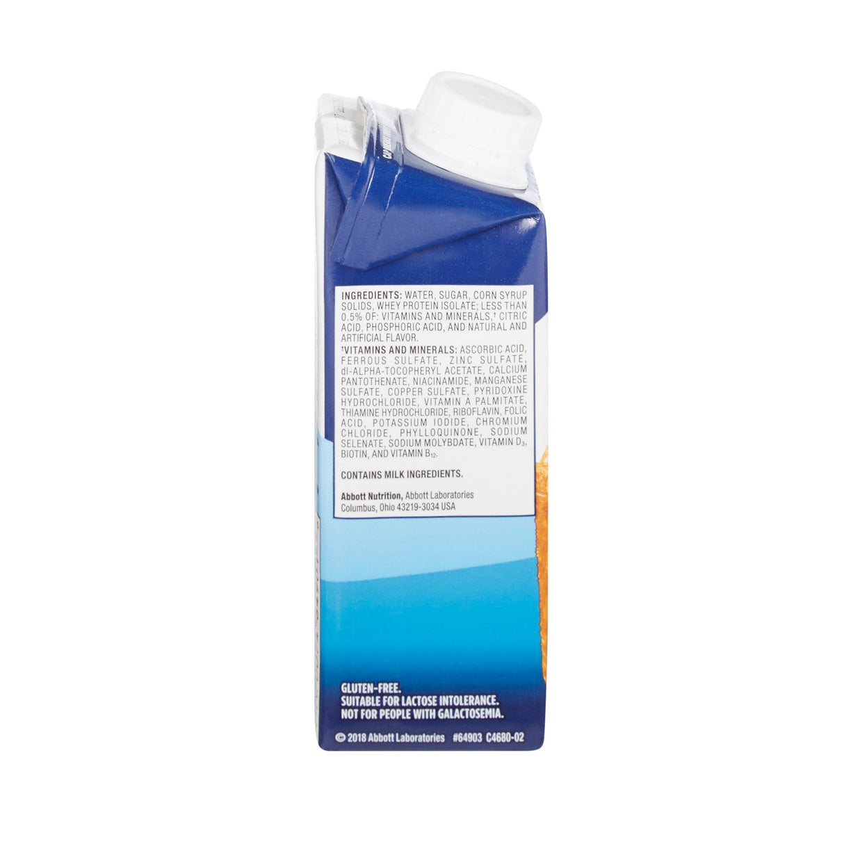 Oral Supplement Ensure® Clear Therapeutic Nutrition Apple Flavor Liquid 8 oz. Reclosable Carton - BeHope