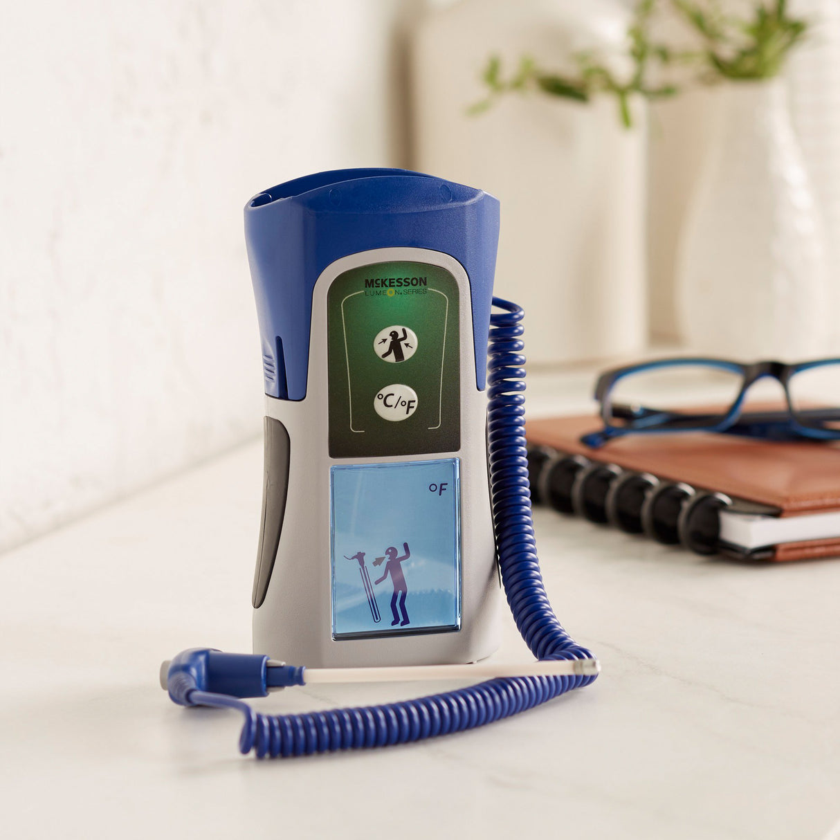 Electronic Probe Thermometer McKesson LUMEON™ Oral / Axillary Probe Handheld - BeHope