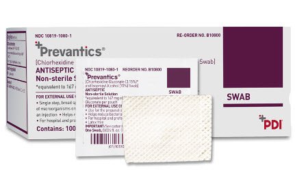 Antiseptic Prep Pad Prevantics® 3.15% / 70% Strength CHG (Chlorhexidine Gluconate) / Isopropyl Alcohol Individual Packet NonSterile - BeHope
