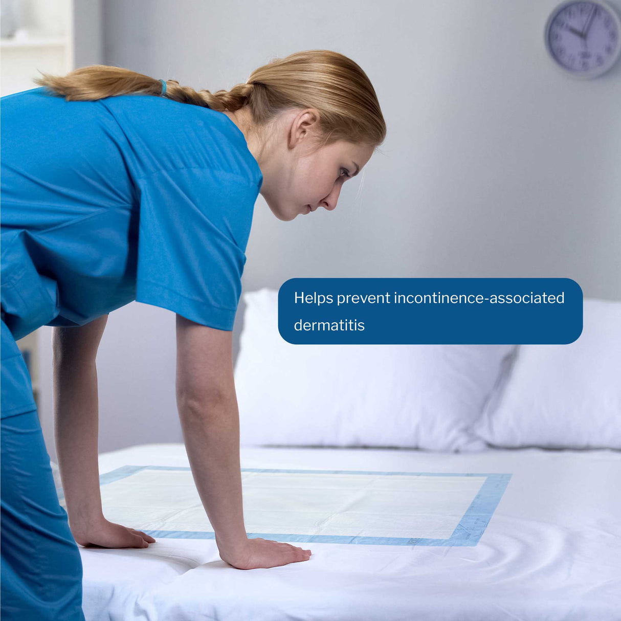 Disposable Underpad McKesson 30 X 42 Inch Super Absorbent Polymer Heavy Absorbency - BeHope