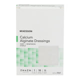 Alginate Dressing McKesson 2 X 2 Inch Square