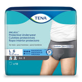 Male Adult Absorbent Underwear TENA ProSkin Pull On with Tear Away Seams Large Disposable Moderate Absorbency