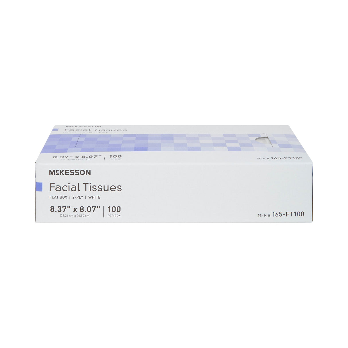 Facial Tissue McKesson White 8.37 X 8.07 Inch 100 Count - BeHope