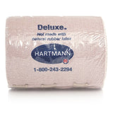 Elastic Bandage Deluxe® 4 Inch X 5-1/2 Yard Clip Detached Closure Tan Sterile Standard Compression - BeHope