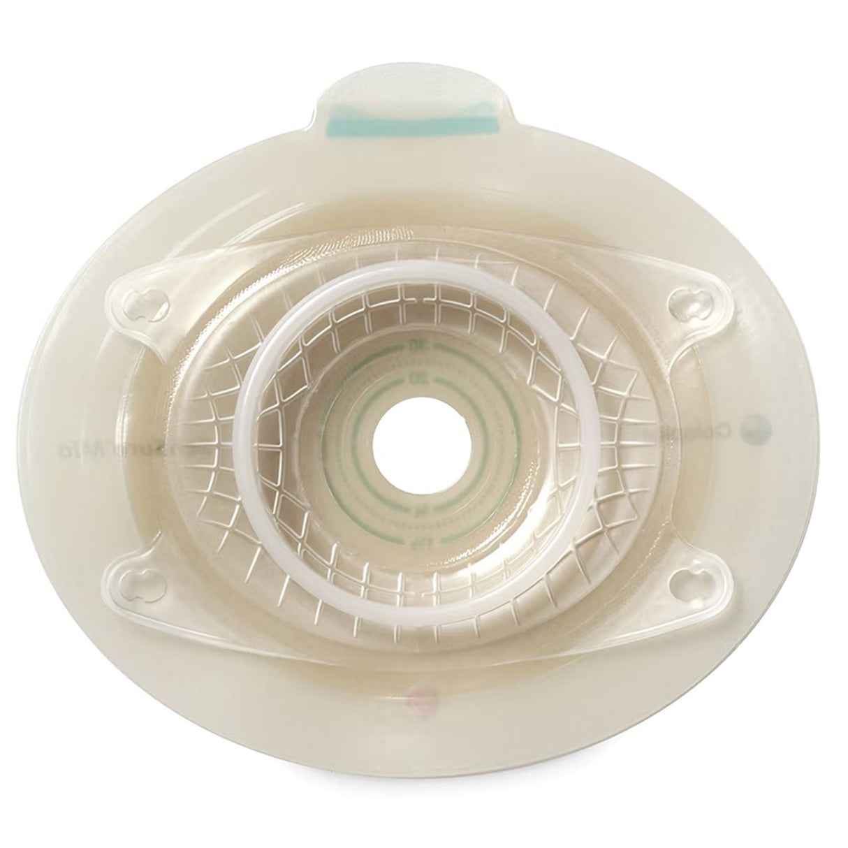 Ostomy Barrier SenSura® Mio Click Precut, Extended Wear Elastic Adhesive 60 mm Flange Blue Code System 1-1/4 Inch Opening - BeHope