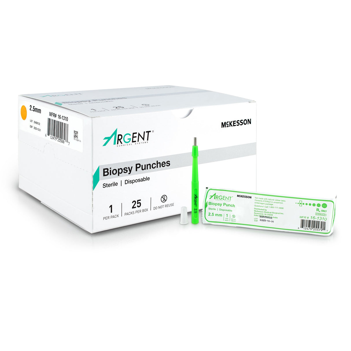Biopsy Punch McKesson Argent™ Dermal 2.5 mm - BeHope
