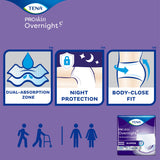 Unisex Adult Absorbent Underwear TENA ProSkin Overnight™ Super Pull On with Tear Away Seams X-Large Disposable Heavy Absorbency - BeHope