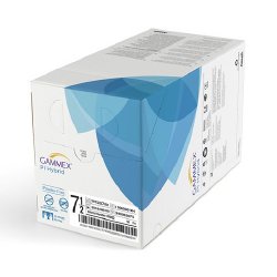Surgical Glove GAMMEX® PI Hybrid Size 7.5 Sterile Polychloroprene / Polyisoprene Standard Cuff Length Micro-Textured Natural Chemo Tested - BeHope