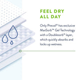 Unisex Adult Incontinence Brief Prevail® Per-Fit 360°™ Size 2 Disposable Heavy Absorbency - BeHope