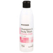 Rinse-Free Shampoo and Body Wash McKesson 8 oz. Flip Top Bottle Light Floral Scent - BeHope