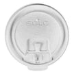 Drinking Cup Lid Solo® For 8 Oz. Cups White Plastic Disposable - Behope