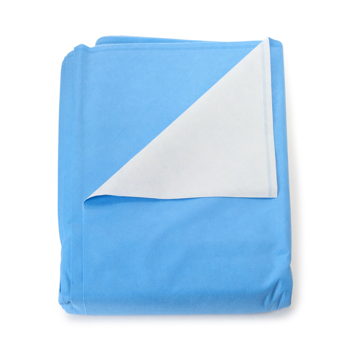 QUICK CHECK* H500 Sterilization Wrap White / Blue 48 X 48 Inch Dual Layer SMS Polypropylene Steam / EO Gas / Hydrogen Peroxide - BeHope
