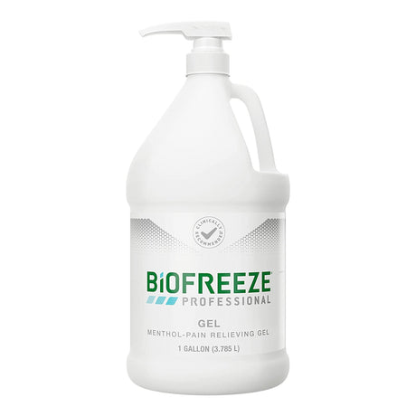 Topical Pain Relief Biofreeze® Professional 5% Strength Menthol Topical Gel 1 gal. - BeHope