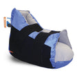 Heel Protection Boot Prevalon® Heel Protector I One Size Fits Most Black / Blue - BeHope