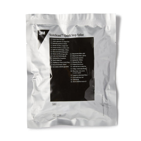 Padded Precut Splint 3M™ Scotchcast™ Quick Step Double Sided Felt 4 X 30 Inch Felt / Fiberglass White - BeHope