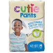 Male Toddler Training Pants Cutie Pants® Size 4T to 5T Disposable Heavy Absorbency - BeHope