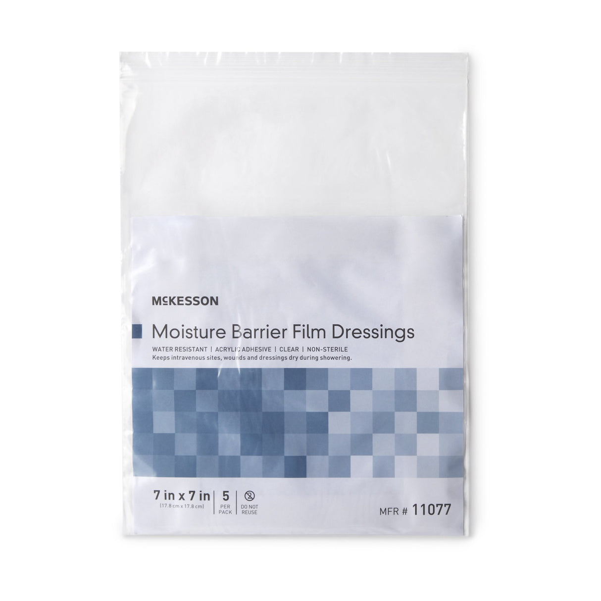 IV Site Barrier Protector McKesson 7 X 7 Inch NonSterile - BeHope