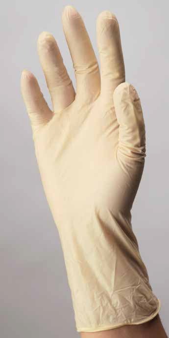 Exam Glove ESTEEM™ Large NonSterile Stretch Vinyl Standard Cuff Length Smooth Cream Not Rated - BeHope