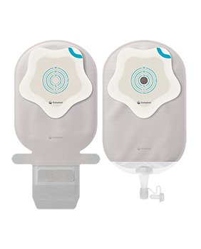 Ostomy Pouch SenSura® Mio Kids One-Piece System Mini Length Star Shaped, Trim to Fit 0 to 35 mm Stoma Drainable - BeHope