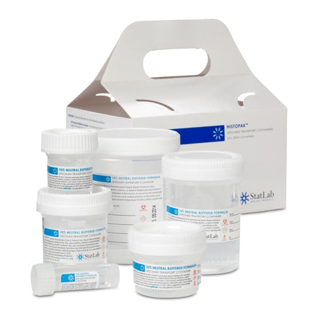 Prefilled Formalin Container 3.5 mL Fill in 7 mL (0.24 oz.) Screw Cap Warning Label NonSterile - BeHope