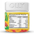 Dietary Supplement OLLY® Kids Multi Gummy Worms Vitamin A / B6 / B12 / C / D / E / Zinc 150 mcg - 0.5 mg - 1.2 mcg - 15 mg - 10 mcg - 3.75 mg - 0.75 mg Strength Gummy 70 per Bottle Sour Fruity Punch Flavor - BeHope