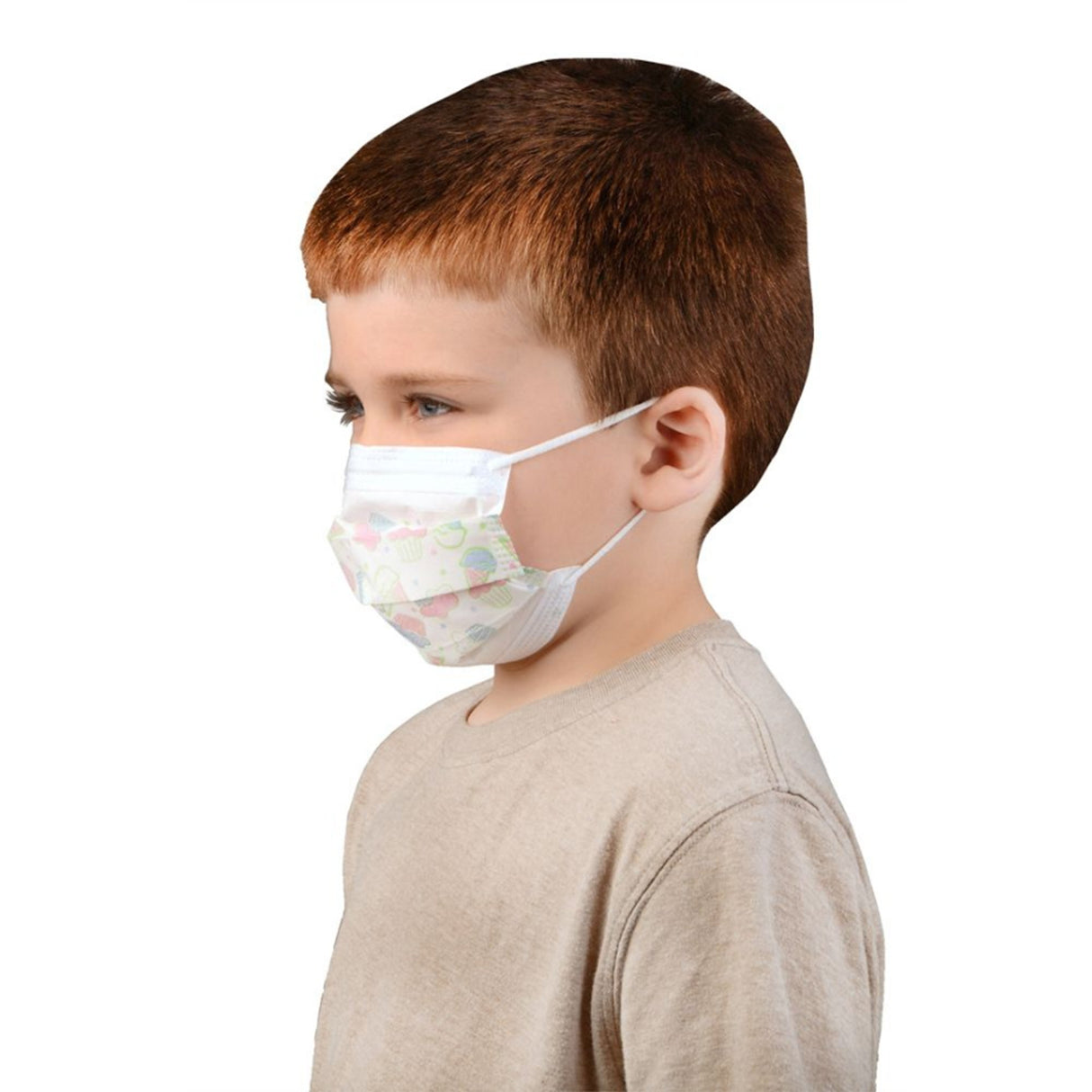Procedure Mask Cardinal Health™ Not Rated Earloops Child Size - BeHope