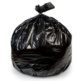 Trash Bag Colonial Bag 45 gal. Black LLDPE 1.35 mil 40 X 46 Inch X-Seal Bottom Flat Pack - BeHope