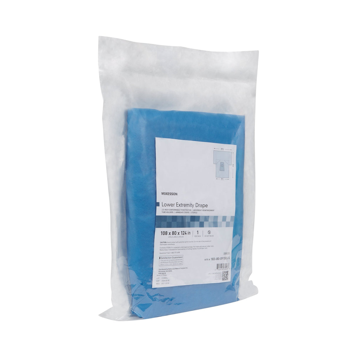Orthopedic Drape McKesson Lower Extremity Drape 108 W X 80 W X 124 L Inch Sterile - BeHope