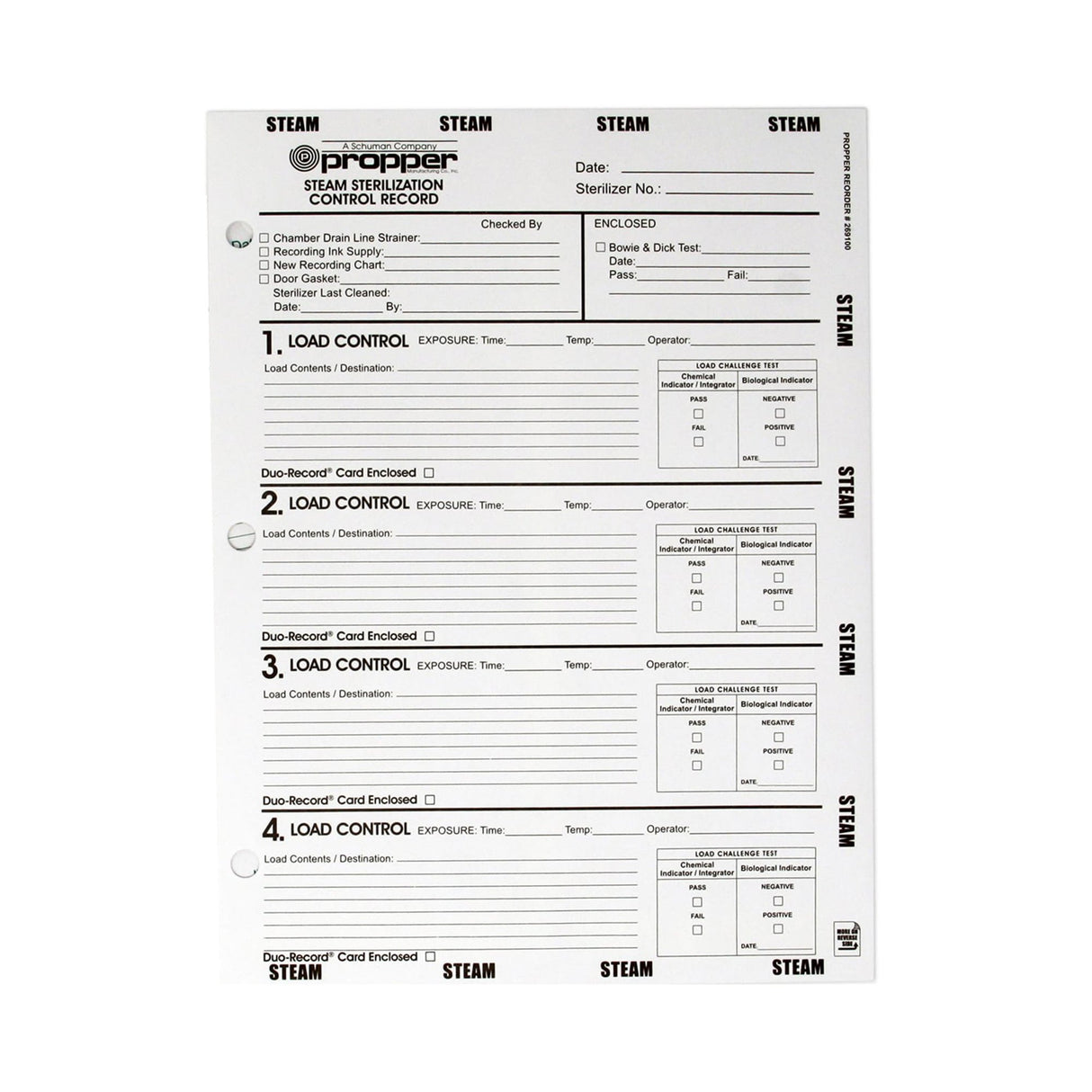 Sterilization Record Envelope Steam - BeHope