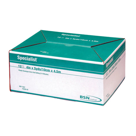 Plaster Bandage Specialist® 5 Inch X 15 Foot Plaster of Paris White - BeHope