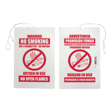 Door / Wall Sign Caution Sunset Warning No Smoking Oxygen in Use - BeHope