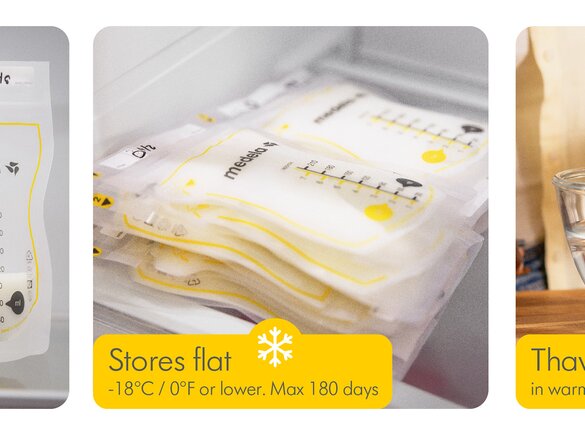 Breast Milk Storage Bag Medela Easy Pour 6 Oz. Clear - Behope