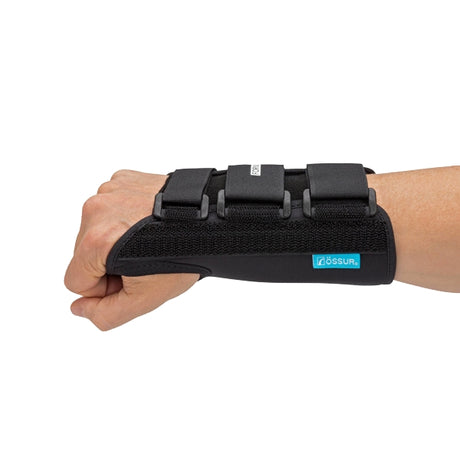 Wrist Brace Ossur® Formfit® Aluminum / Cotton / Polyester Right Hand Black X-Large - BeHope