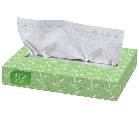 Facial Tissue Surpass White 8 X 8-2/5 Inch 125 Count - BeHope