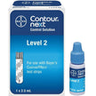 Blood Glucose Control Solution Contour® Next 2.5 mL Level 2 - BeHope