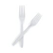 Fork McKesson Heavy Weight White Polypropylene - BeHope