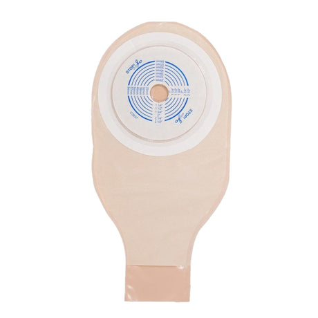 Colostomy Pouch ActiveLife® One-Piece System 12 Inch Length Flat, Trim to Fit 3/4 to 2-1/2 Inch Stoma Drainable - BeHope