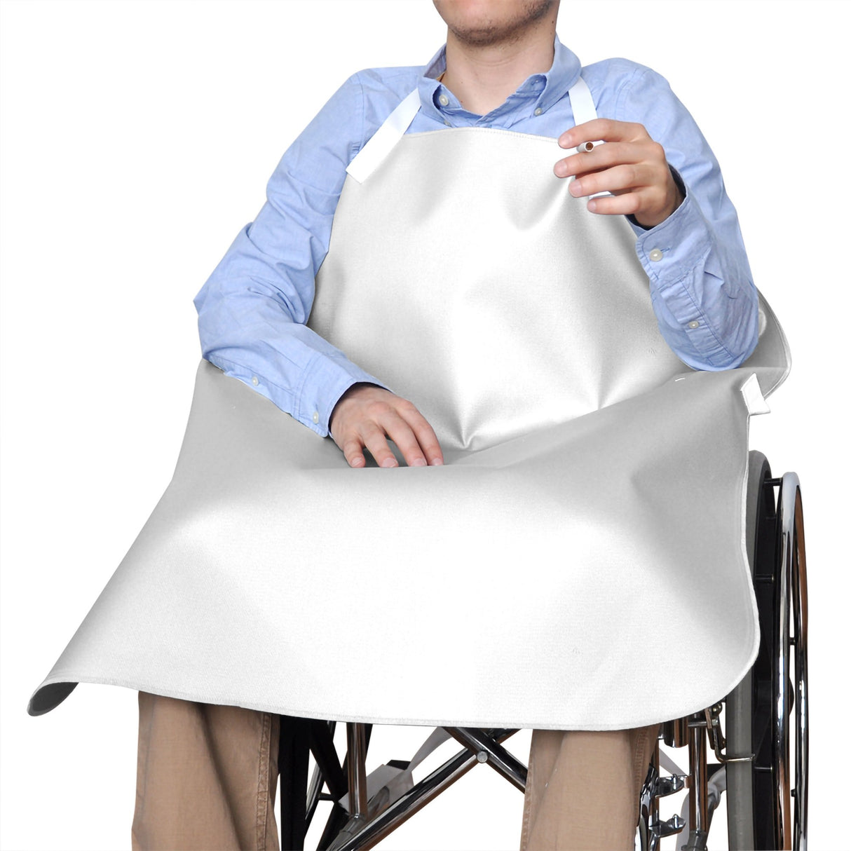 Smoker's Apron White - BeHope