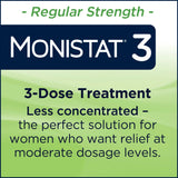 Vaginal Antifungal MONISTAT® 3-Day Treatment Combination Pack Ovule® 200 mg / 2% Strength Ovule® insert 3 Per Box Applicator - BeHope