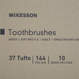 Toothbrush McKesson Green Adult Soft - BeHope