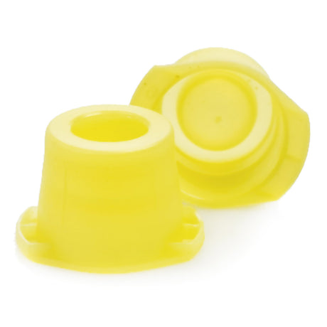 McKesson Tube Closure Polyethylene Snap Cap Yellow 12 mm / 13 mm / 16 mm (Universal) Fits Most 12mm, 13mm and 16mm Evacuated Glass Blood Collection Tubes and Plastic Test Tubes NonSterile - BeHope