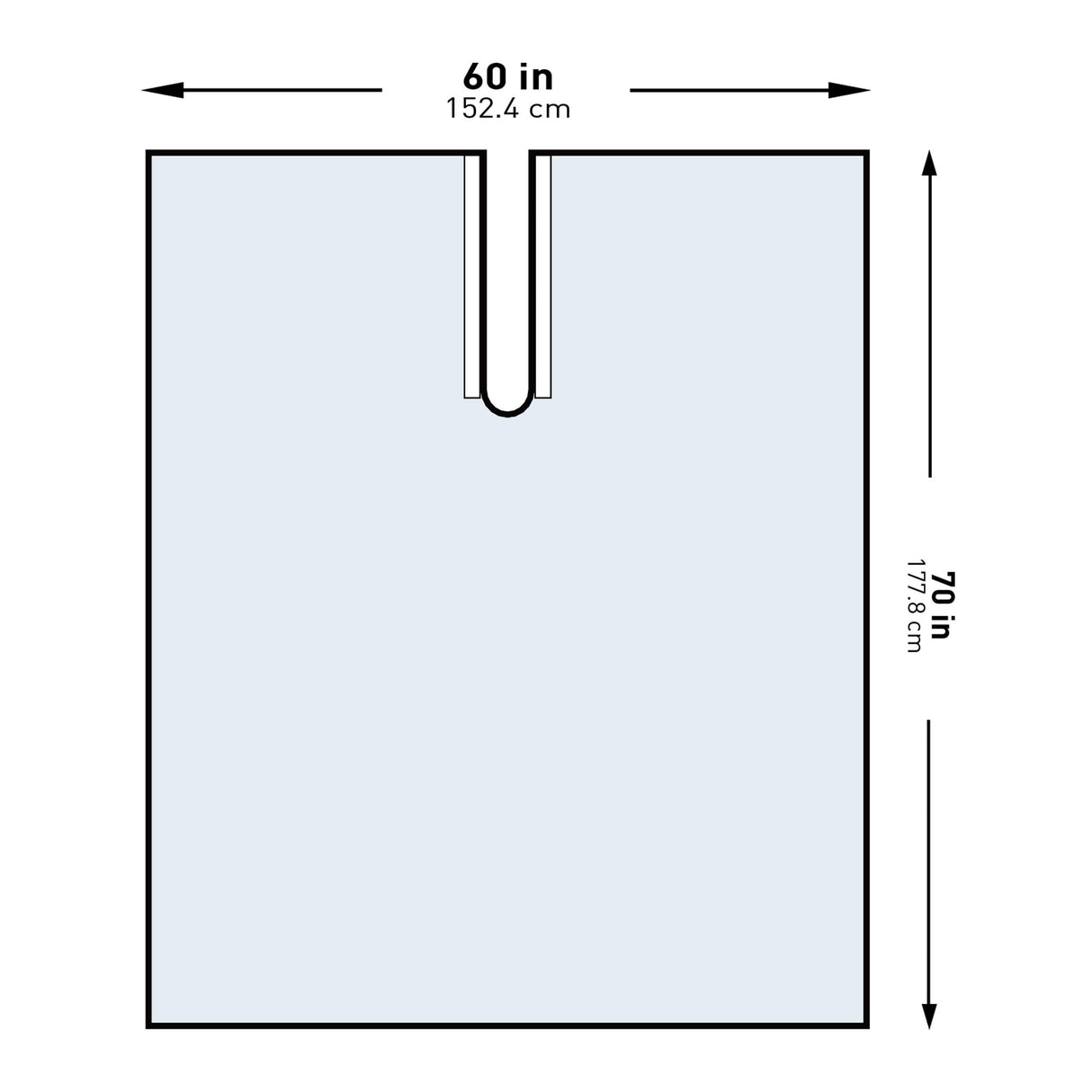 Orthopedic Drape McKesson Impervious U-Drape 60 W X 70 L Inch Sterile - BeHope