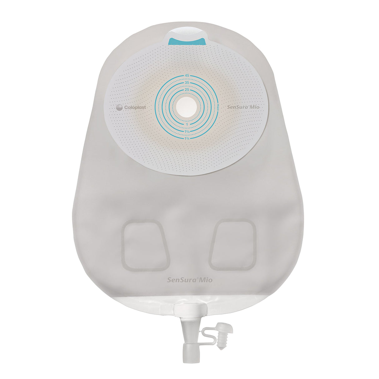 Ostomy Pouch SenSura® Mio One-Piece System 10-1/2 Inch Length, Maxi Flat, Trim to Fit 3/8 to 1-3/4 Inch Stoma Drainable - BeHope
