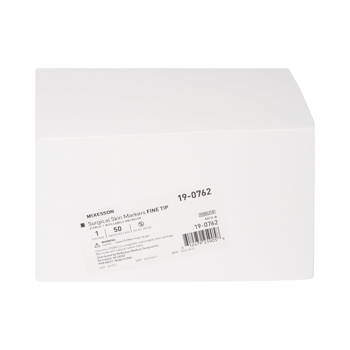 Skin Marker with Ruler and Labels McKesson Gentian Violet Ink Sterile Full Size Fine Tip - BeHope